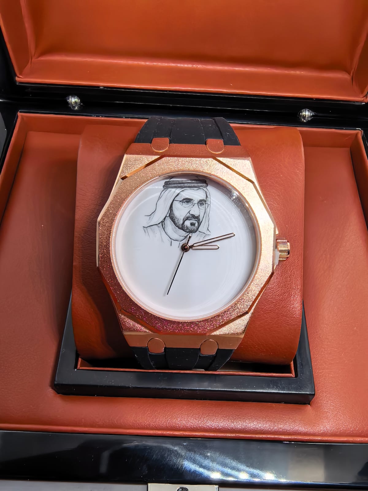 Rose Gold Analog Watch