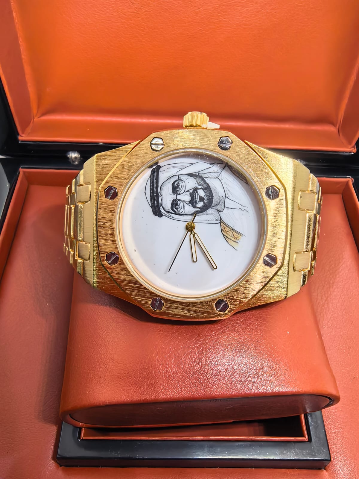 Luxury Gold Portrait Watch