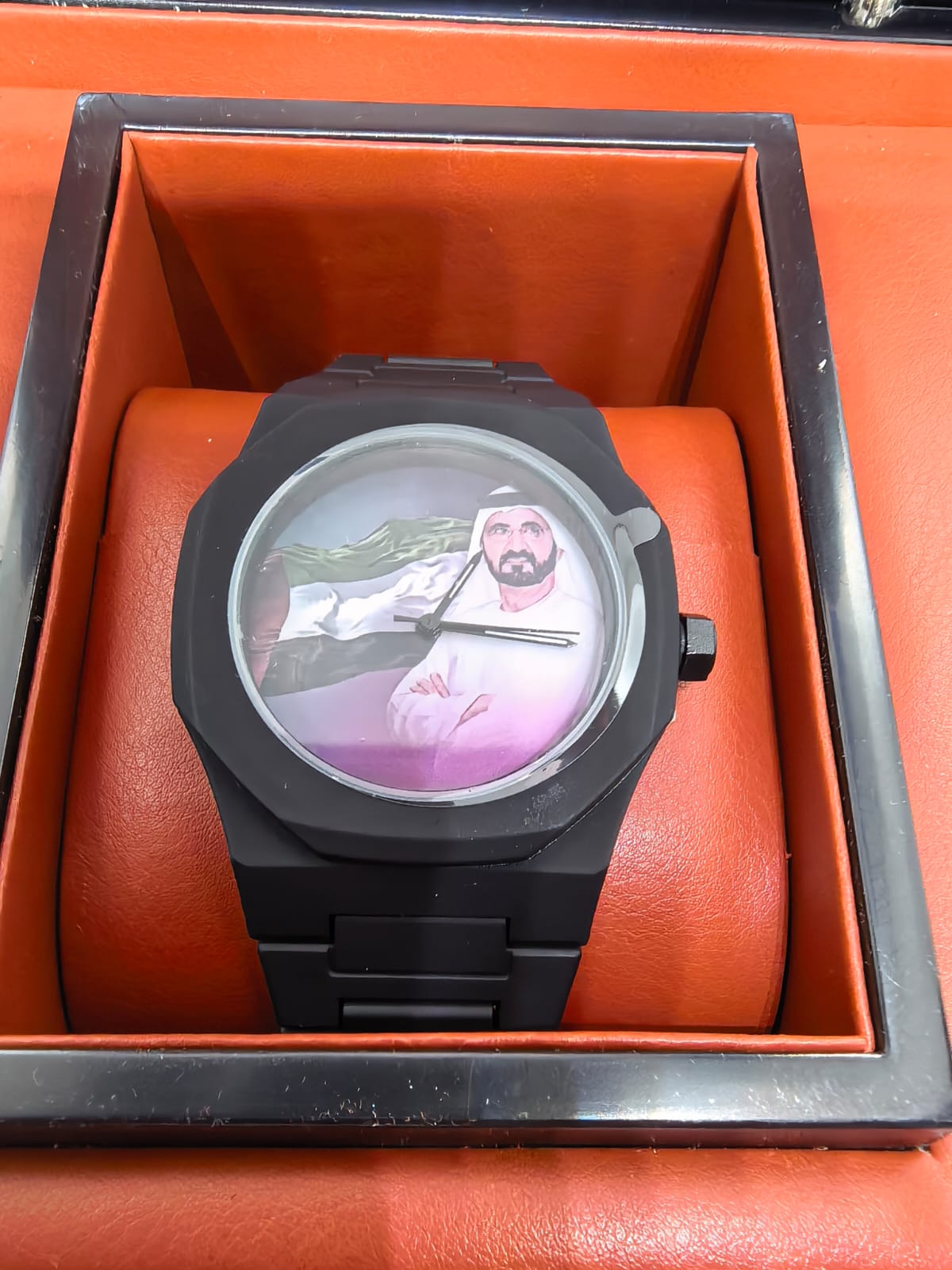 Custom Portrait Black Watch
