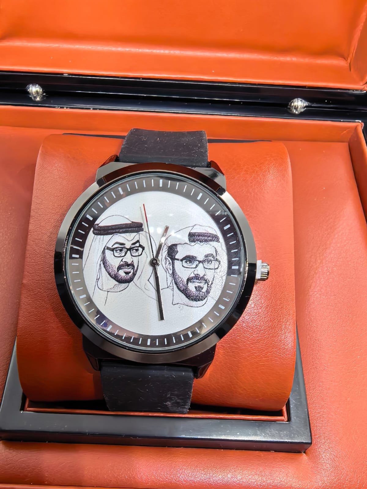 Elegant Black Leather Watch