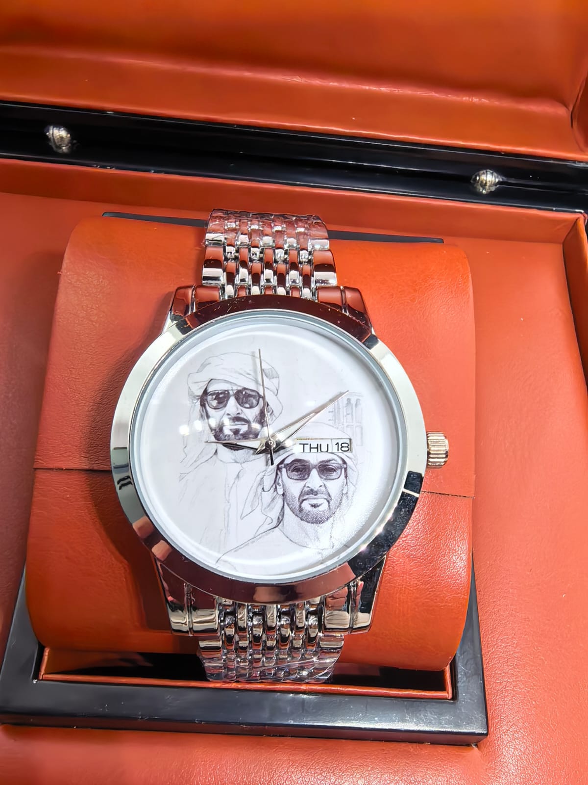Custom Engraved Portrait Watch