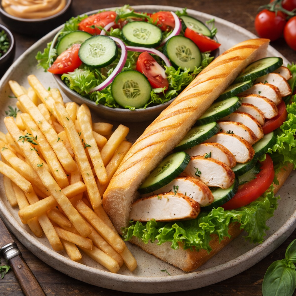 Chicken Submarine Combo