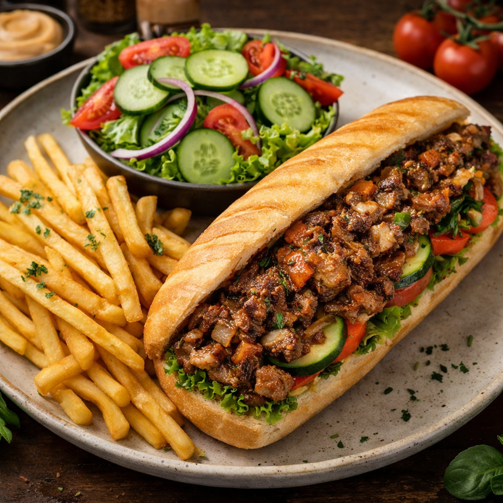 Beef Submarine Combo