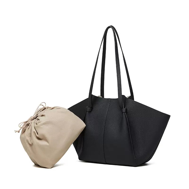 Bolso tote de cuero
