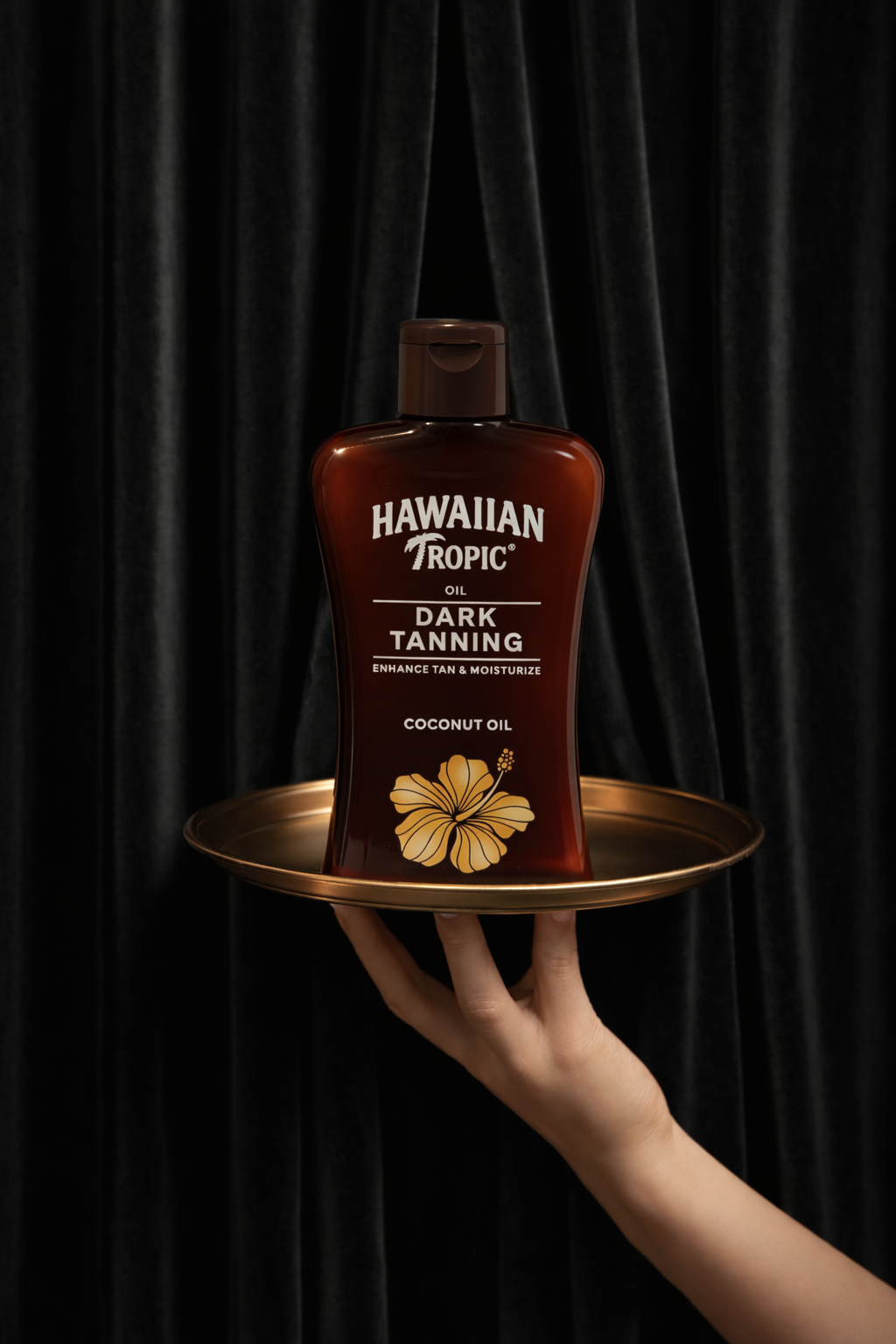 Hawaiian Tropic Dark Tanning Oil – Coconut Oil, Cocoa Butter & Iconic Tropical Scent