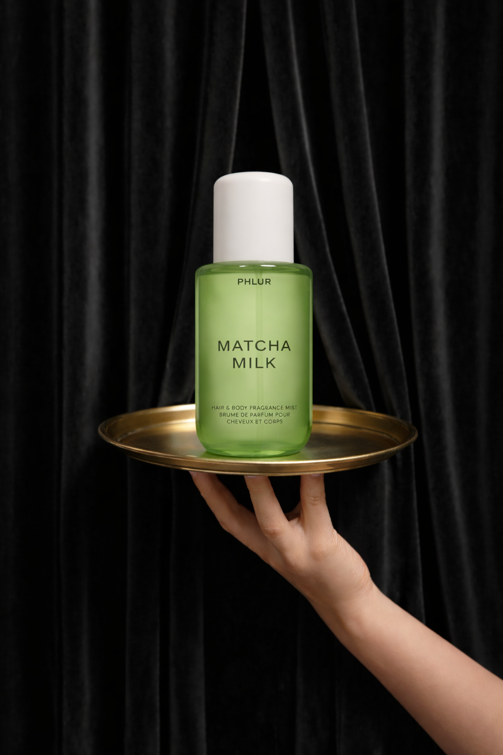 PHLUR Matcha Milk Body Mist – Matcha, Cream, Vanilla, Amber & Musk