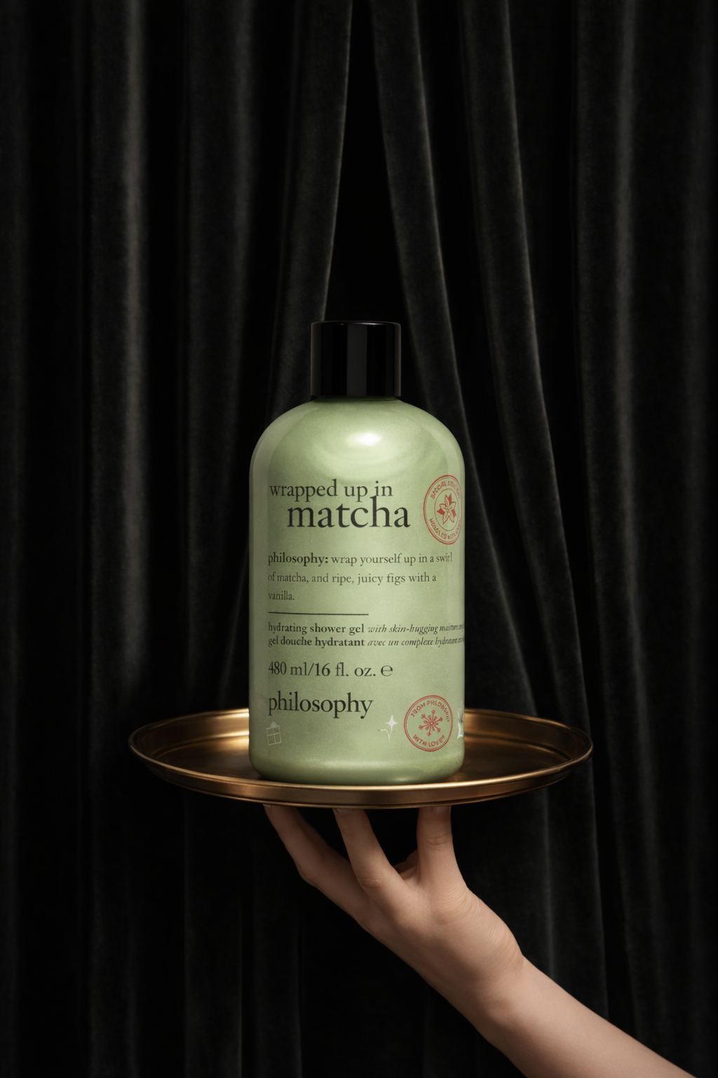 Philosophy Hydrating Bath & Shower Gel – Matcha, Green Matcha, Juicy Figs & Vanilla