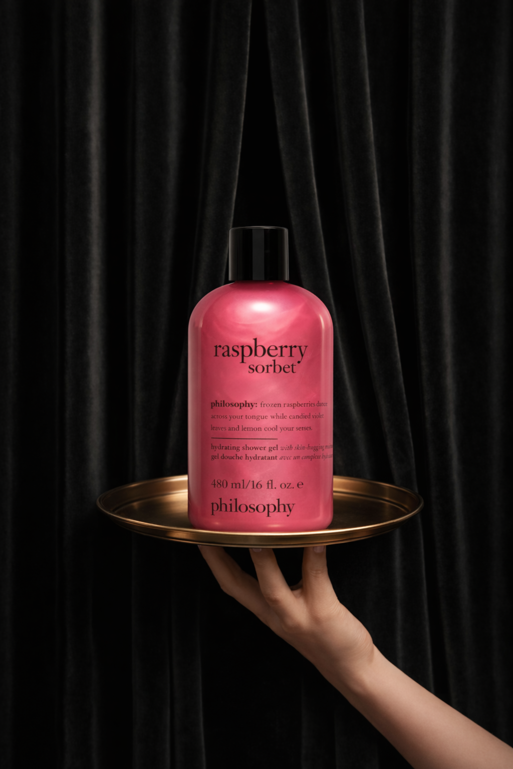 Philosophy Hydrating Bath & Shower Gel – Raspberry Sorbet, Candied Violet Leaves & Lemon