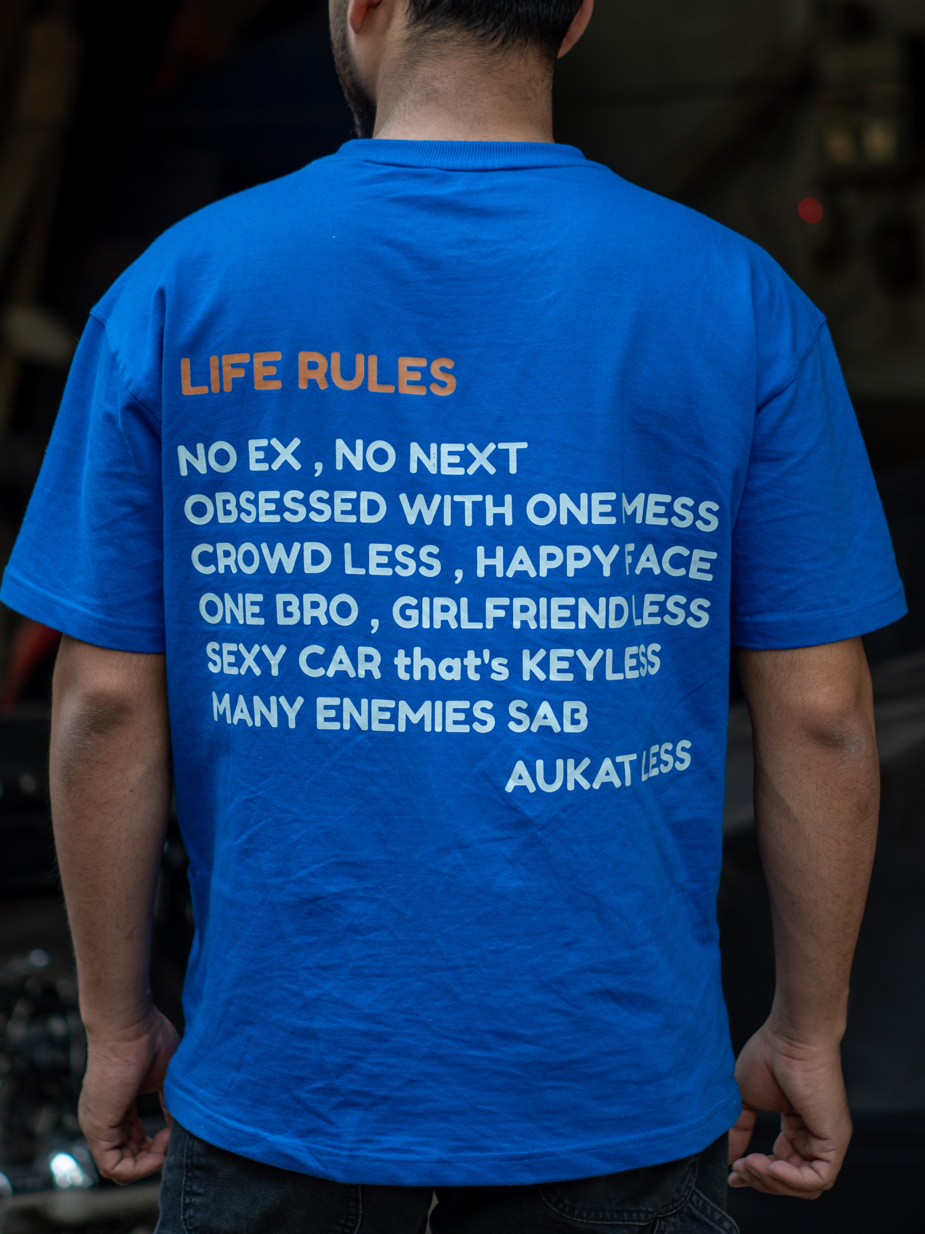 Life Rules Blue T-Shirt