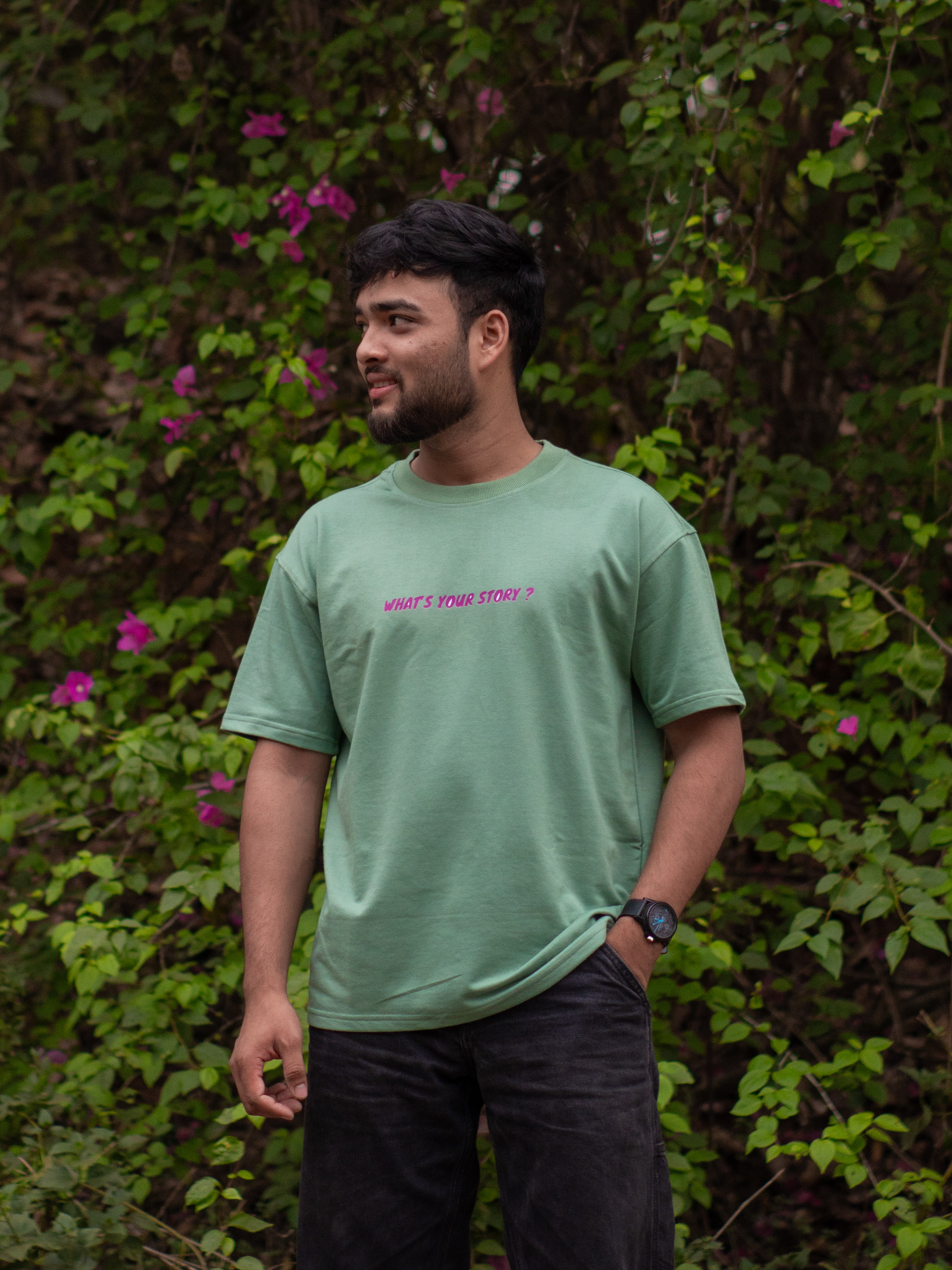 Green Casual T-Shirt