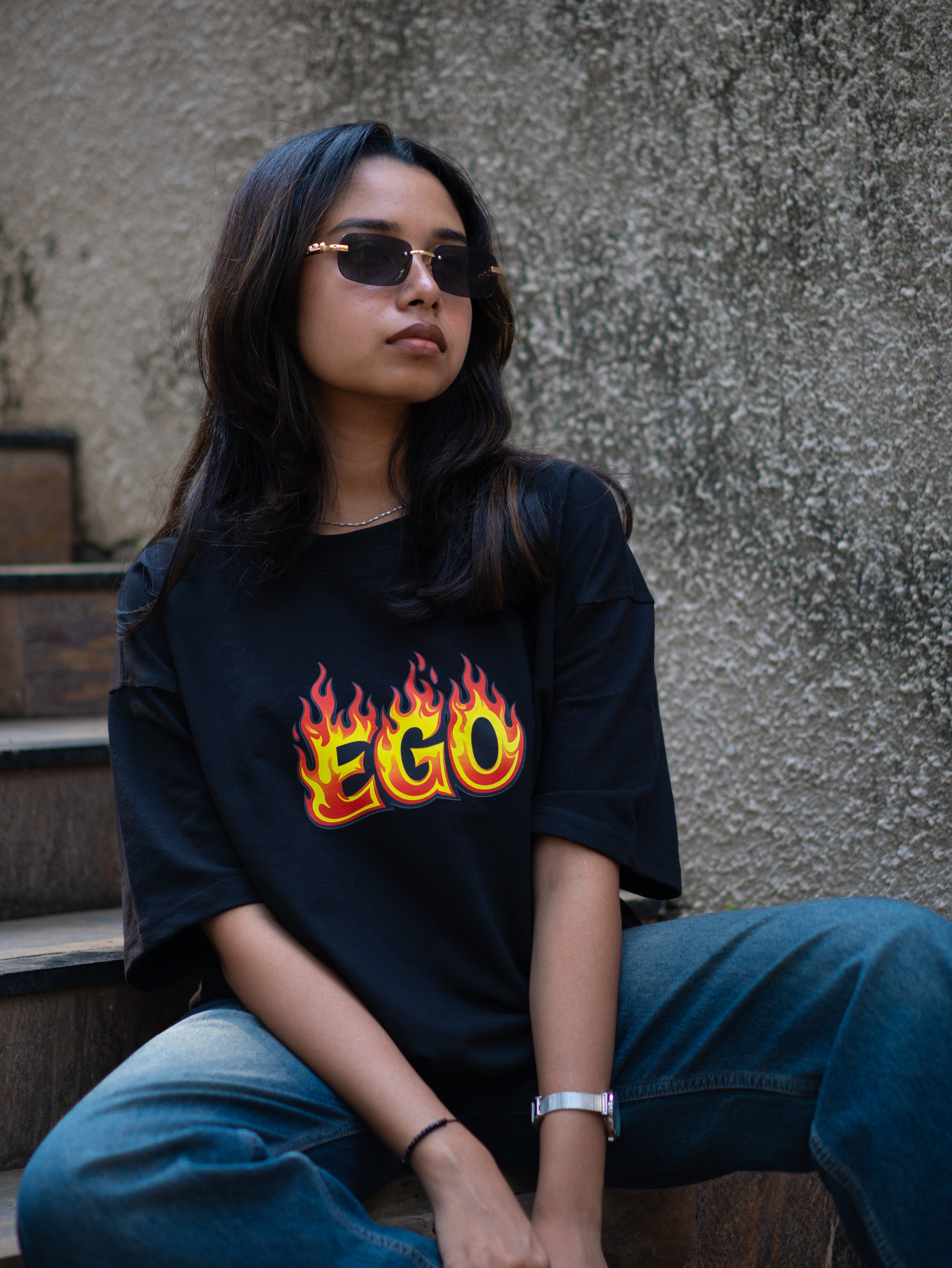 EGO Flame Graphic T-Shirt