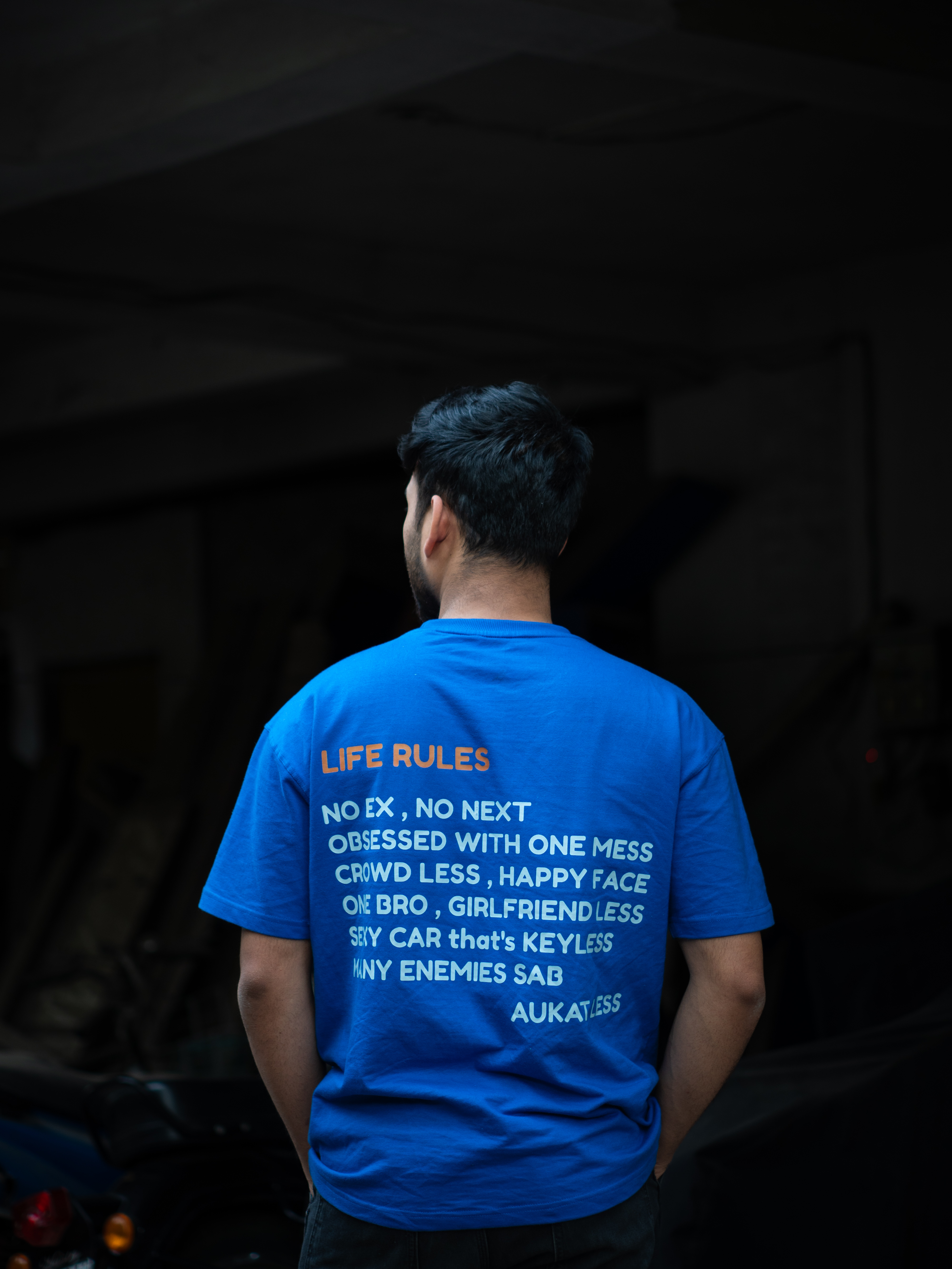 Life Rules Blue T-Shirt