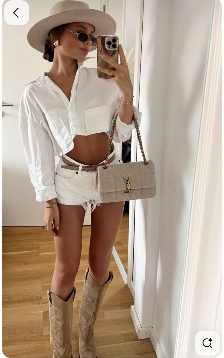 Ensemble été chic blanc