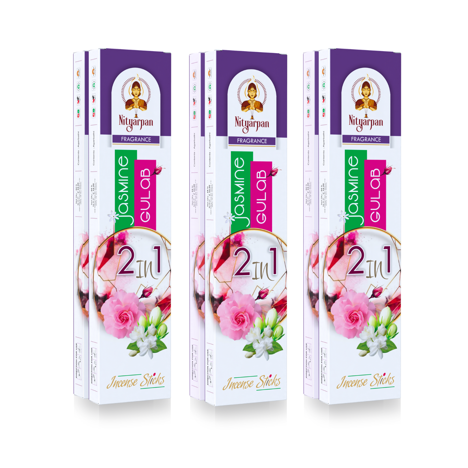Nityarpan Fragrance Agarbathi (2in1)