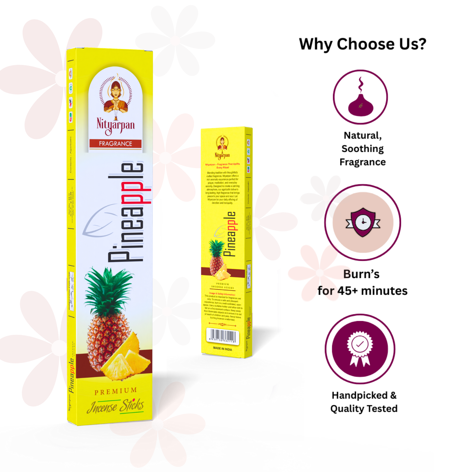 Nityarpan Fragrance Agarbathi (Pinapple-24N)
