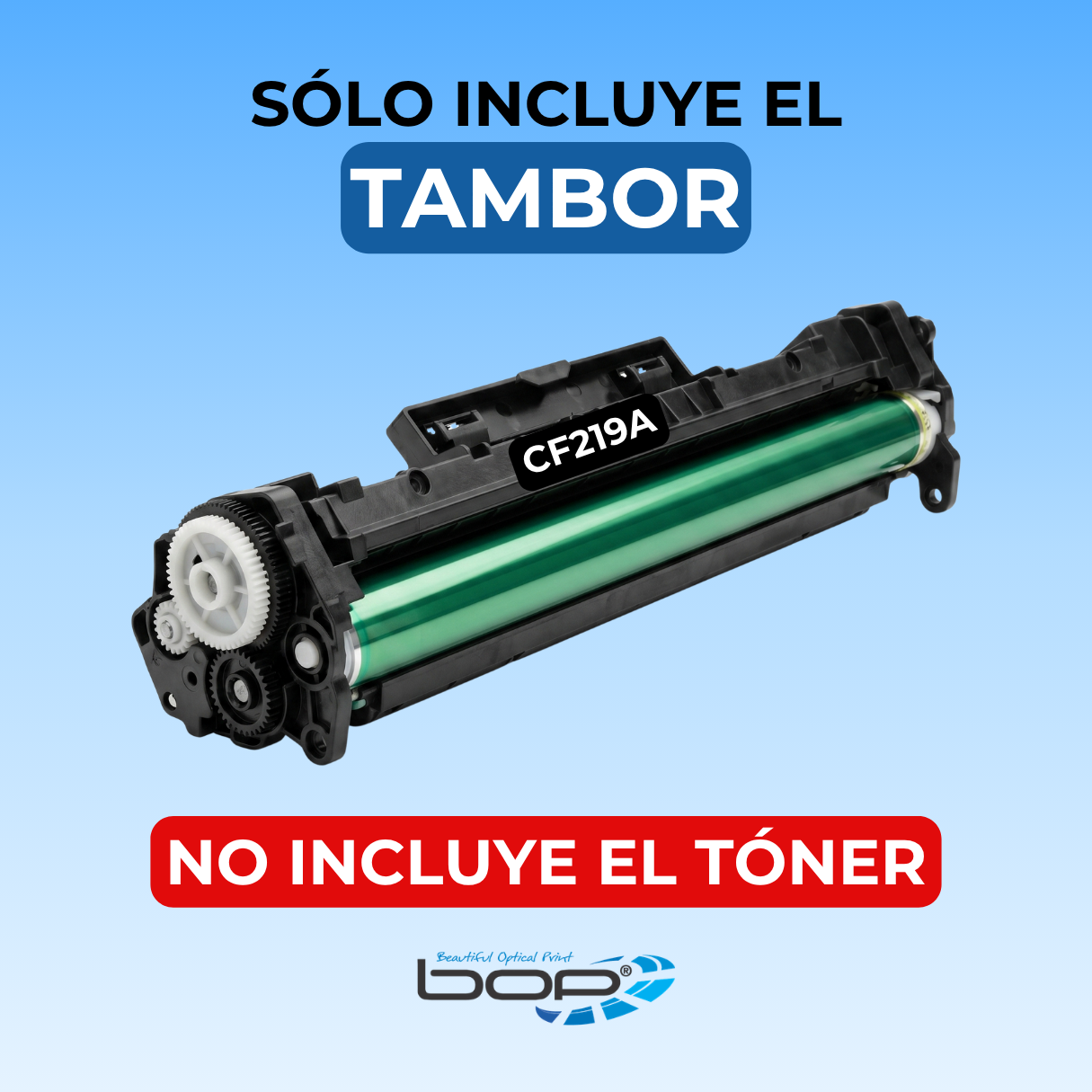 Cartucho de Toner 19A CF219A Compatible para HP LaserJet Pro M102w, Rendimiento Estándar | Reemplazo de Toner Hp 19a