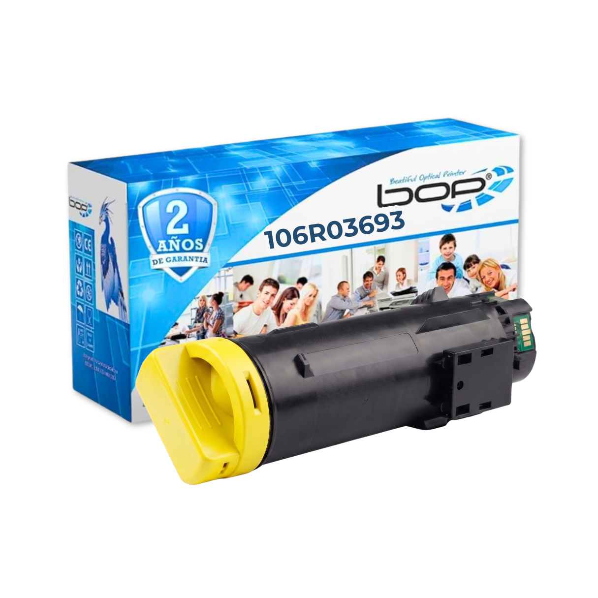 Cartucho de tóner amarillo 106r03692 Compatible