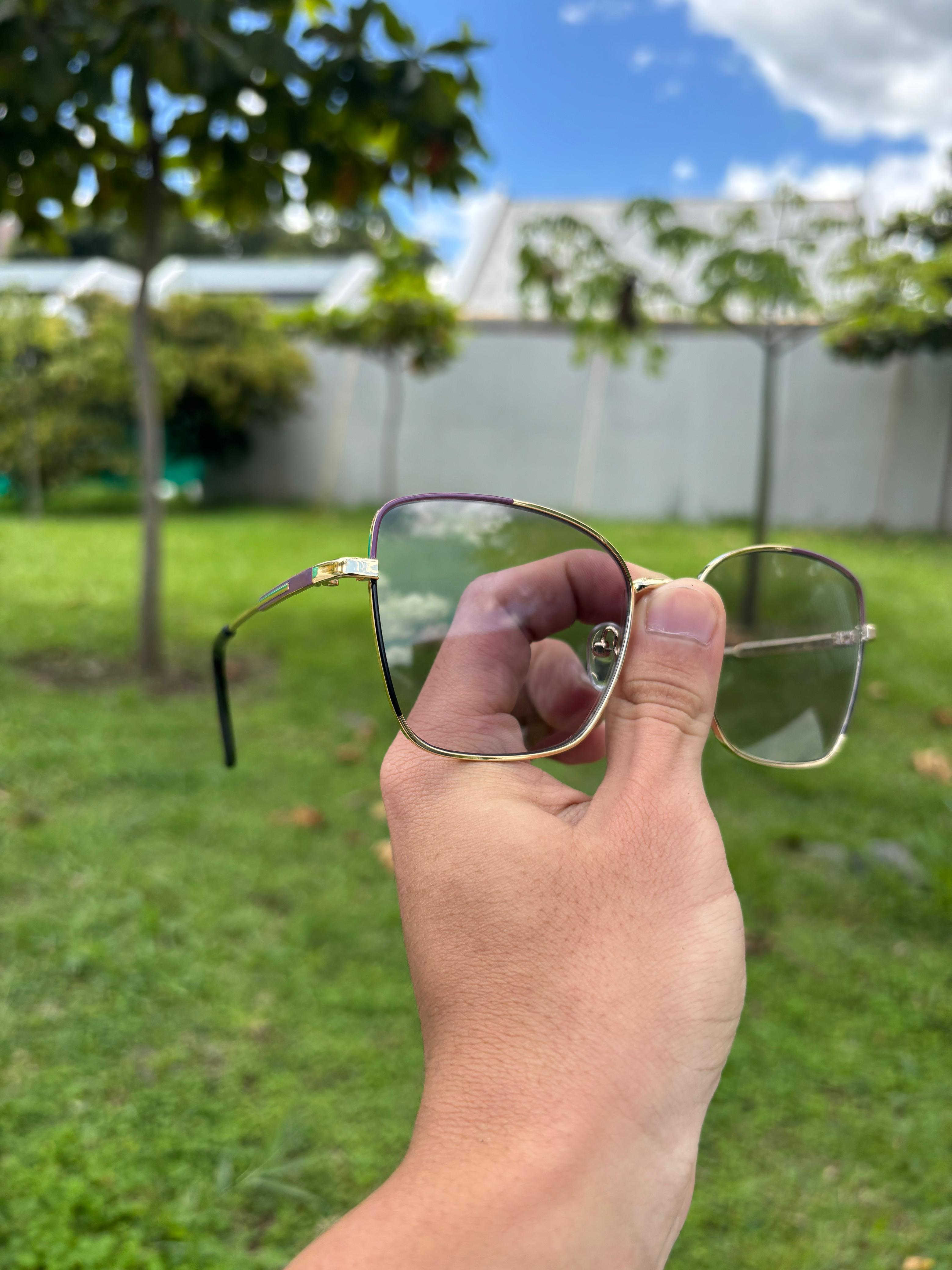 Gafas de Montura Dorada