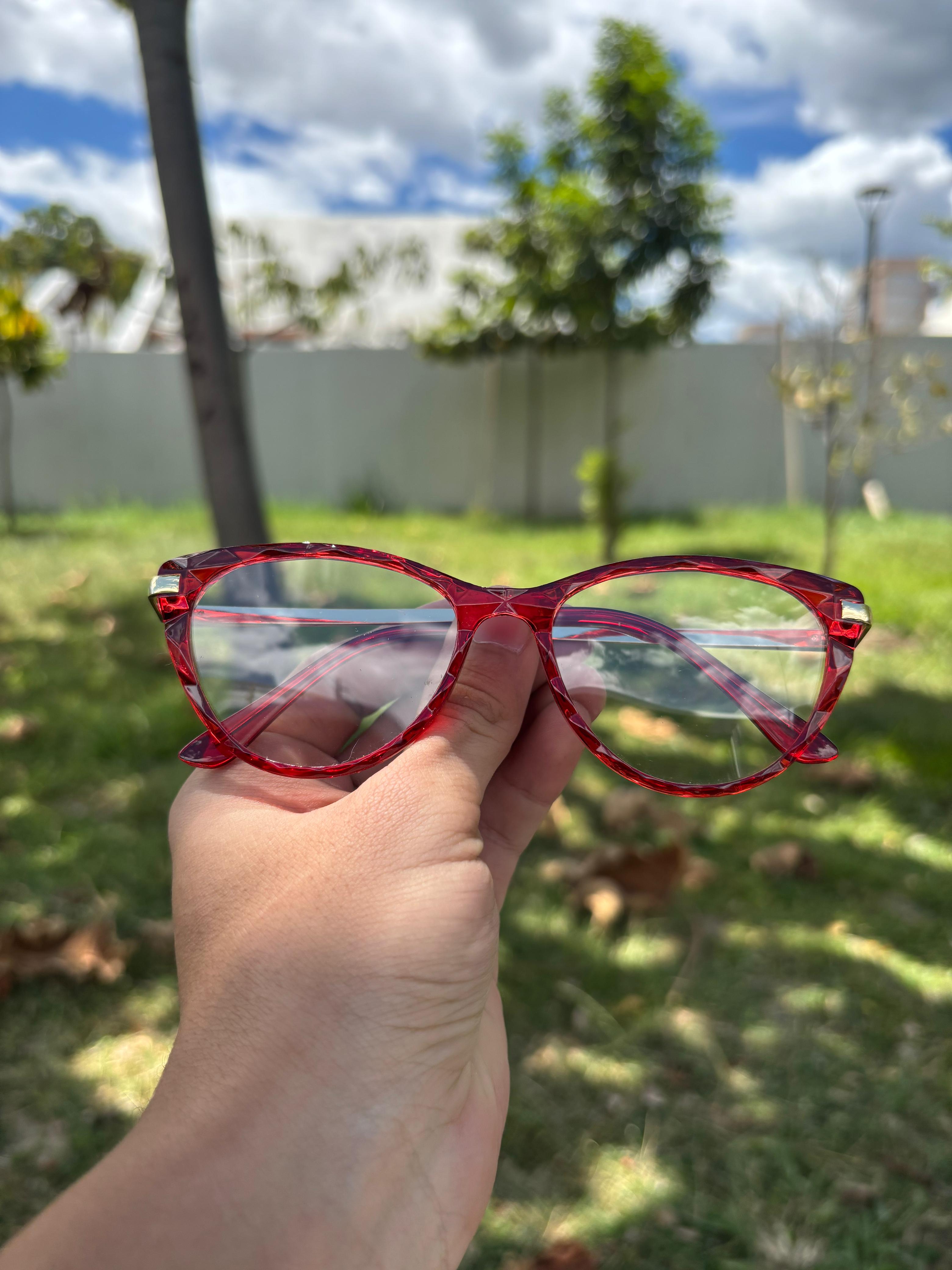 Gafas de sol rojas