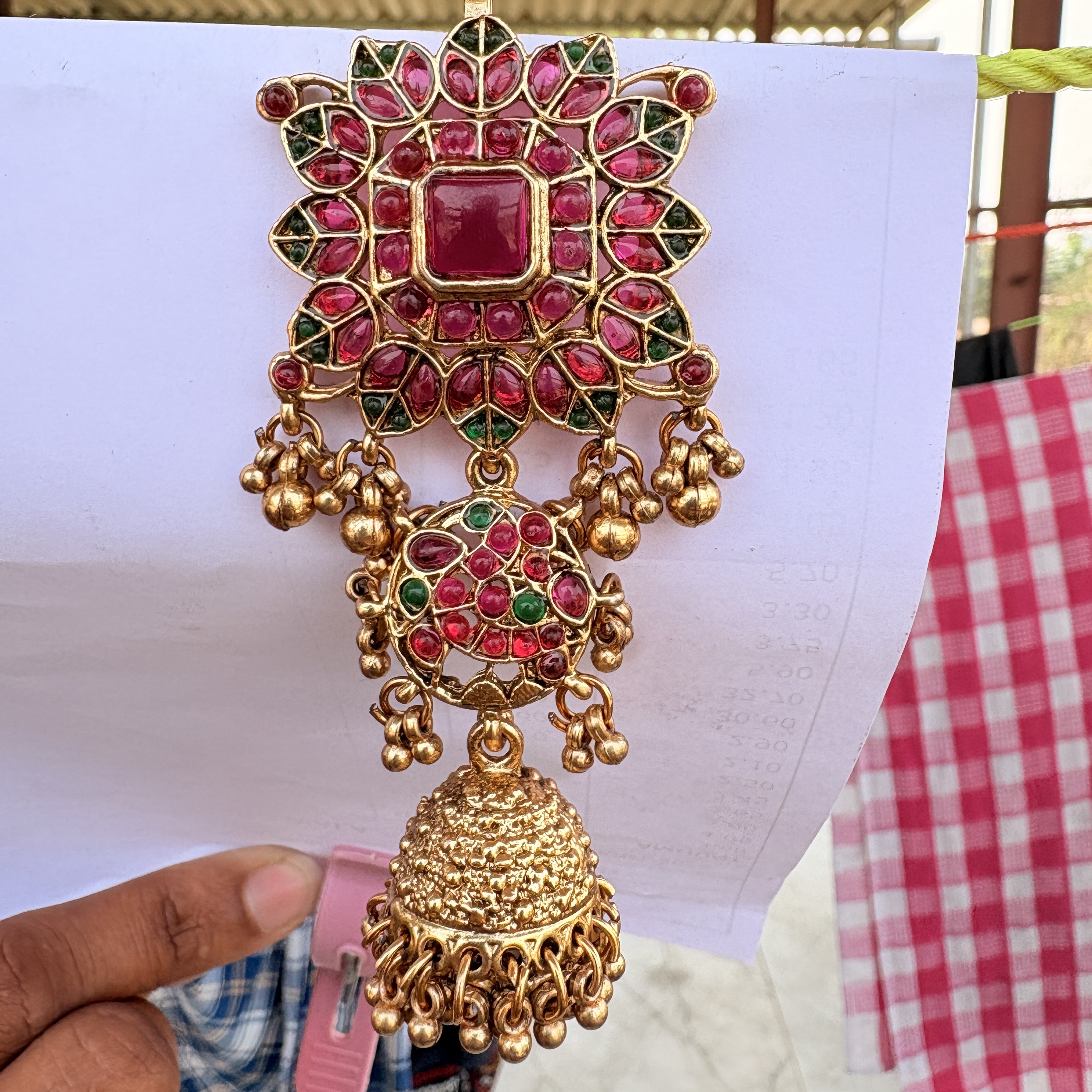 Traditional Kundan Pendant