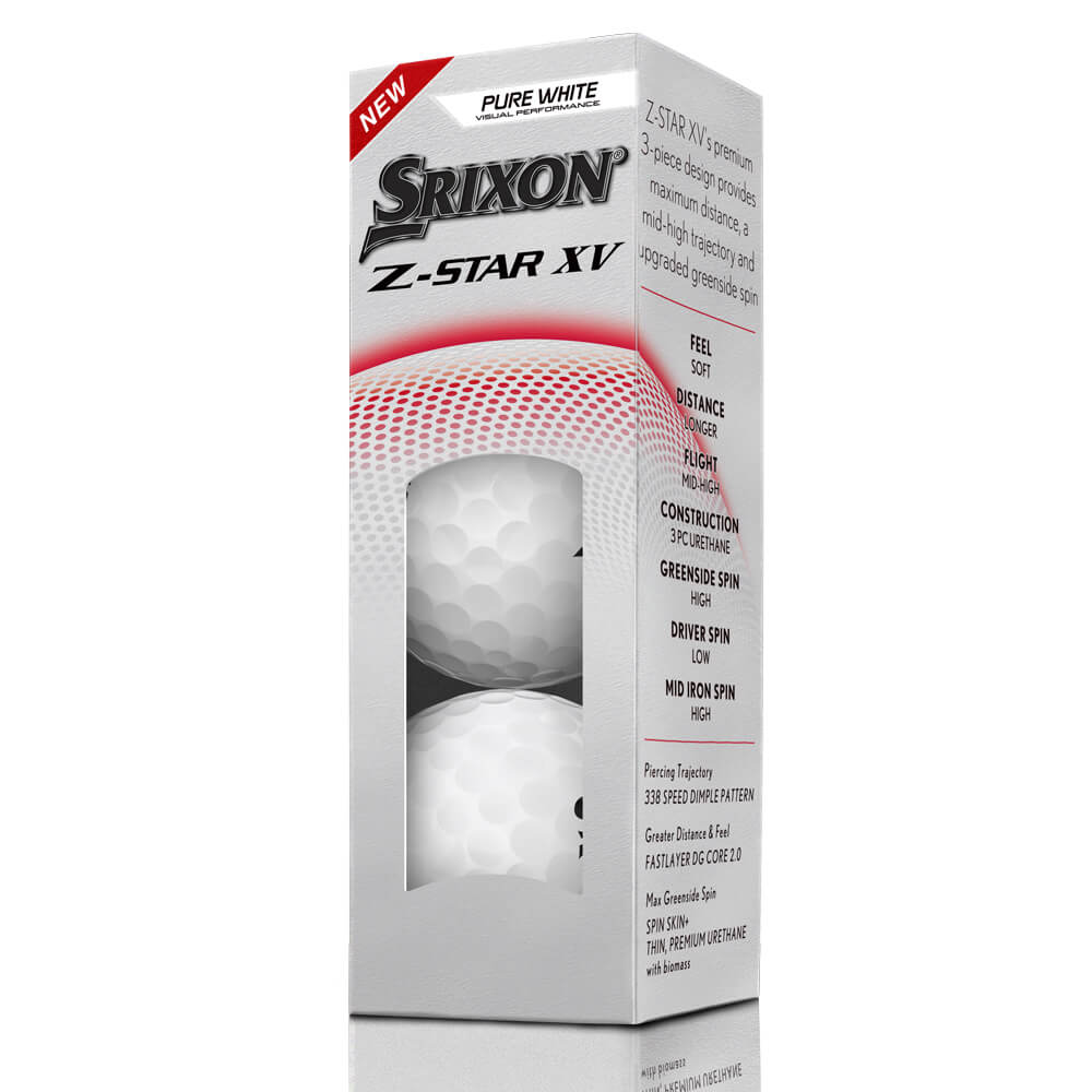 Srixon Z-STAR XV 9 Golf Ball – White