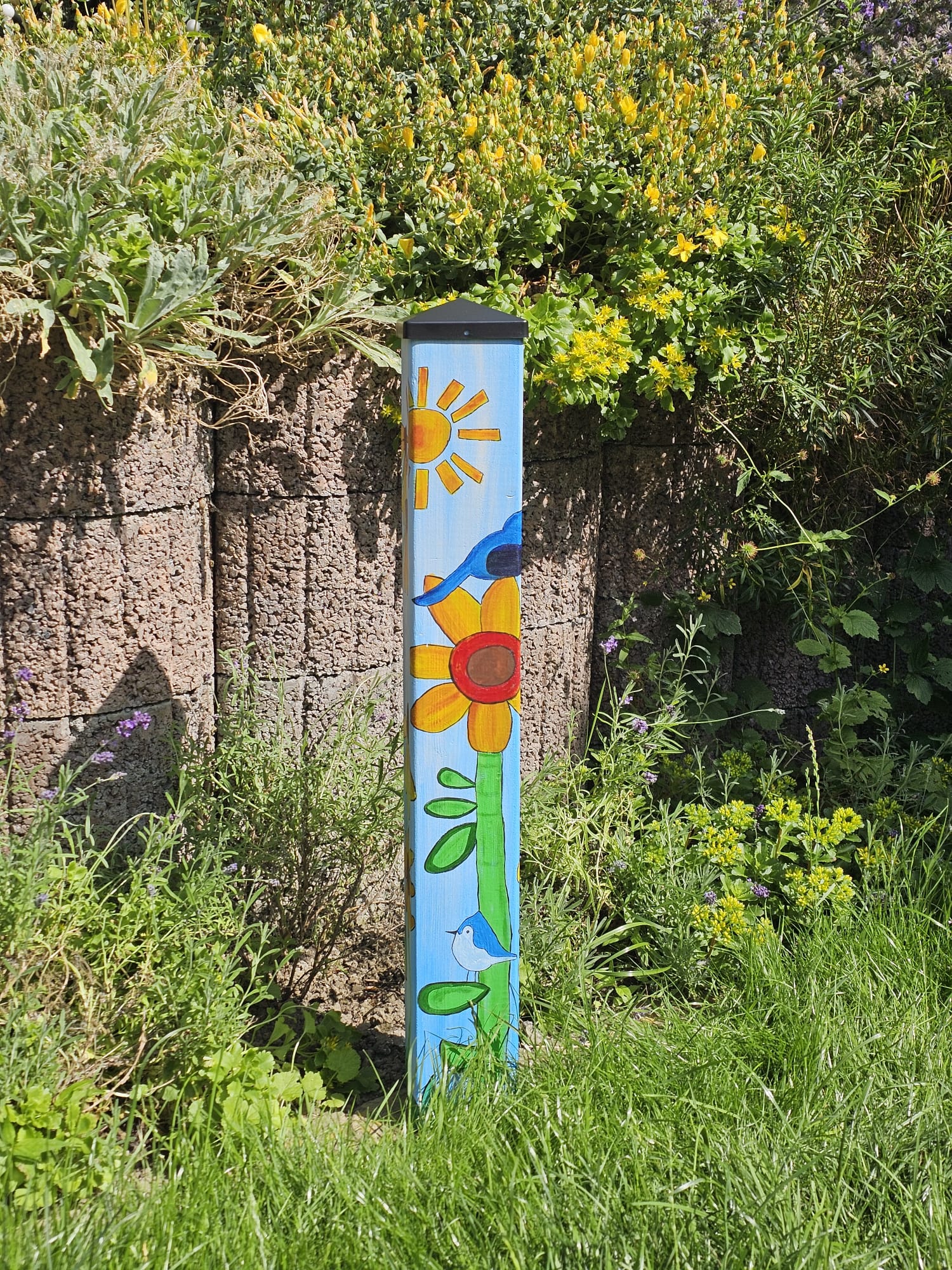 Gartenstele Sommerblume