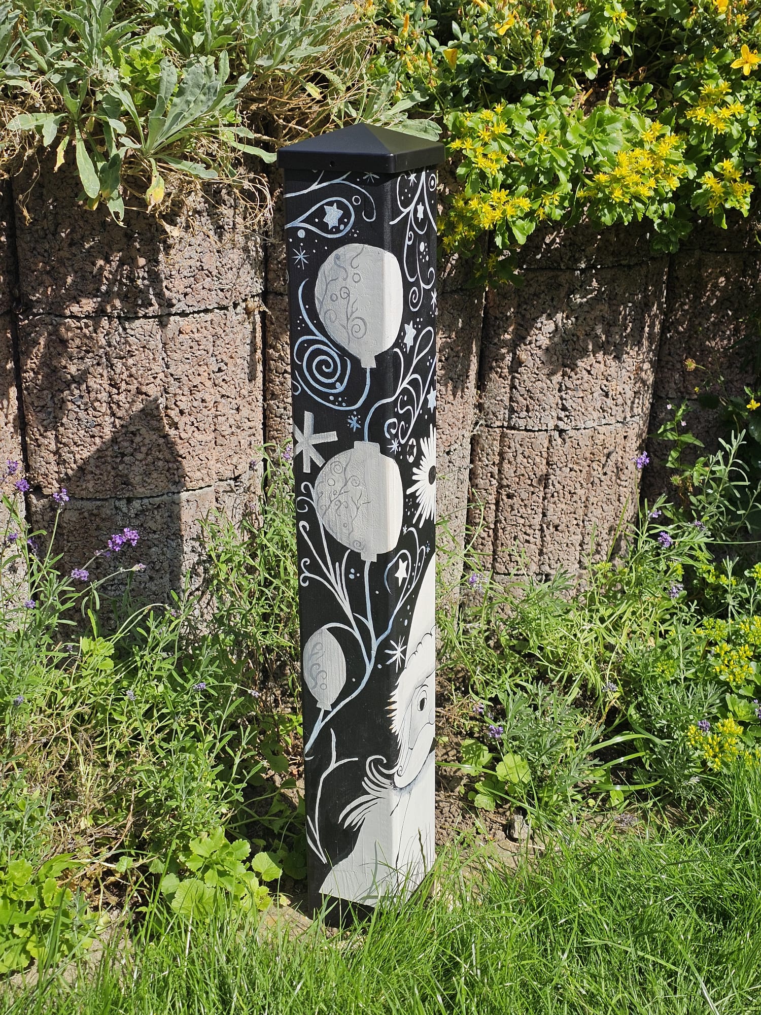 Gartenstele Weihnachtsmann