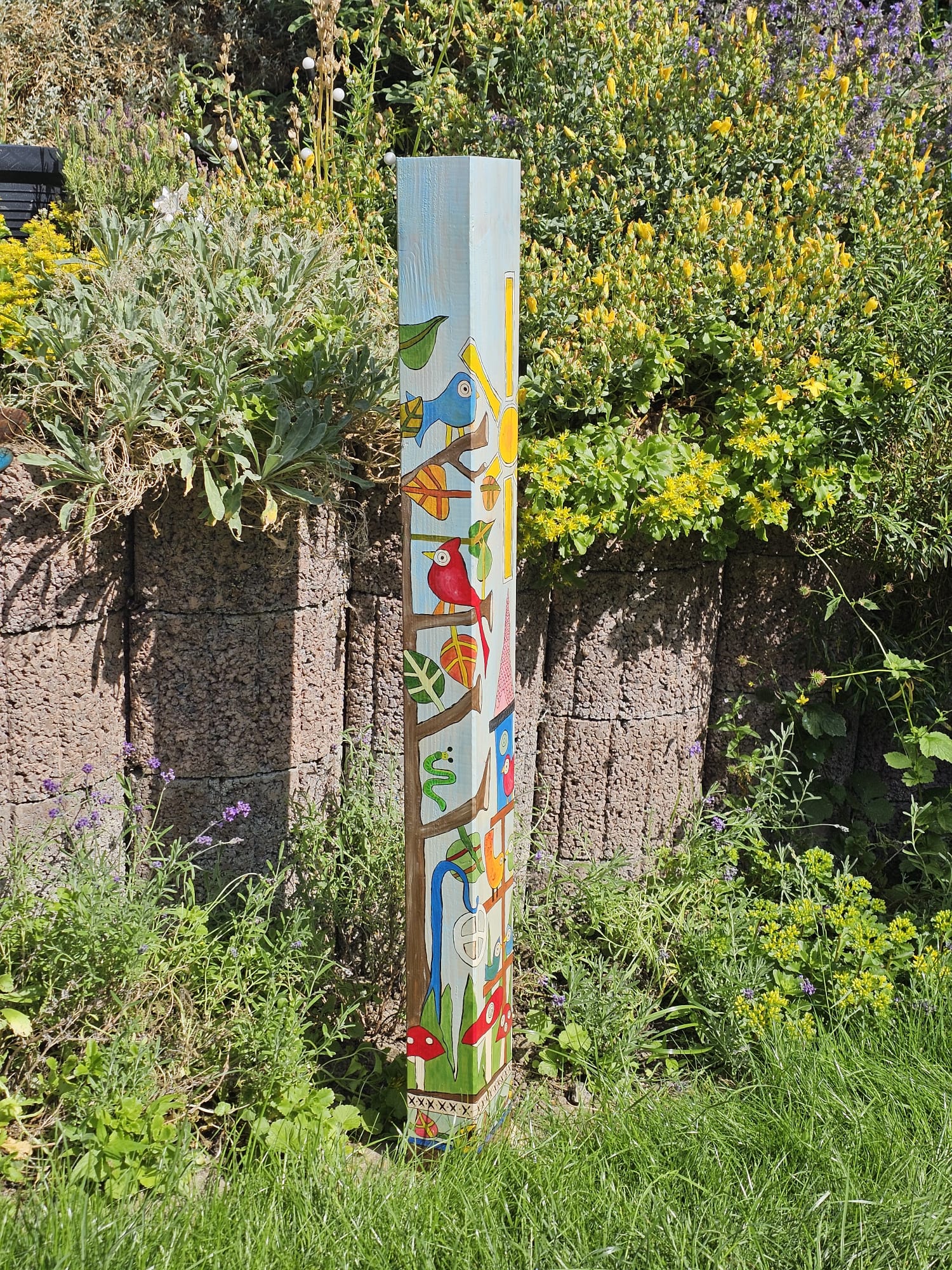 Gartenstele Vögel