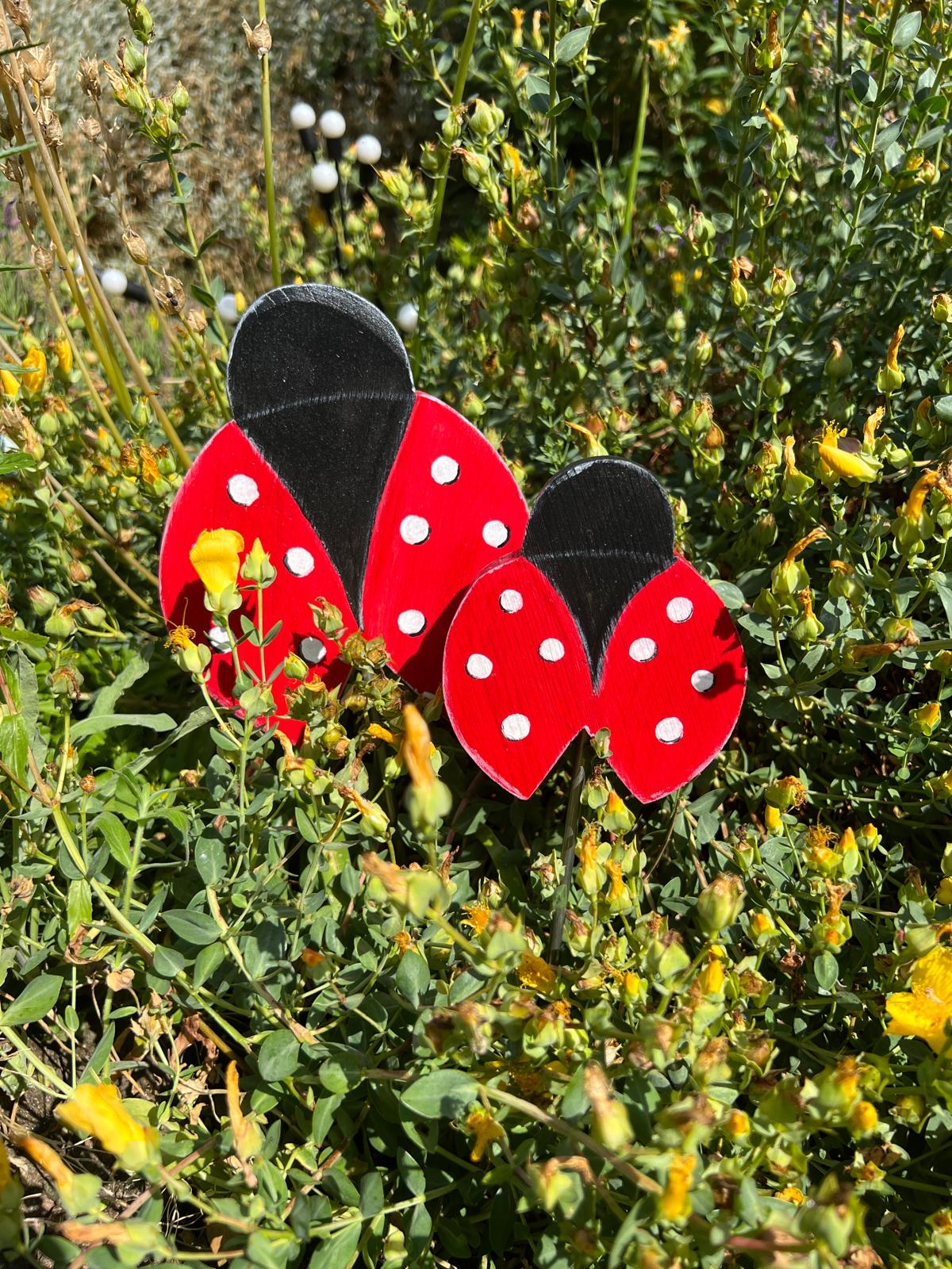 Marienkäfer Gartenstecker D