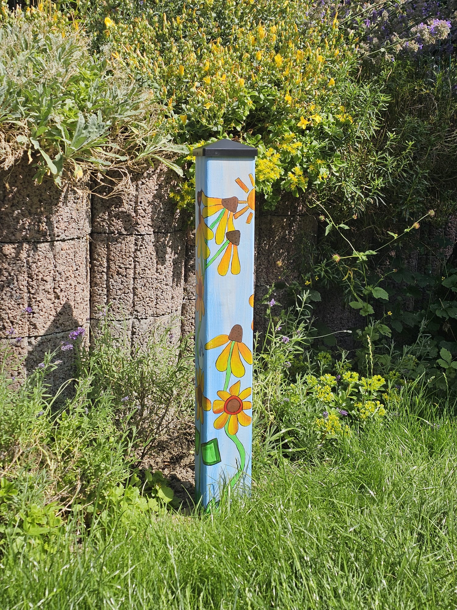 Gartenstele Sommerblume