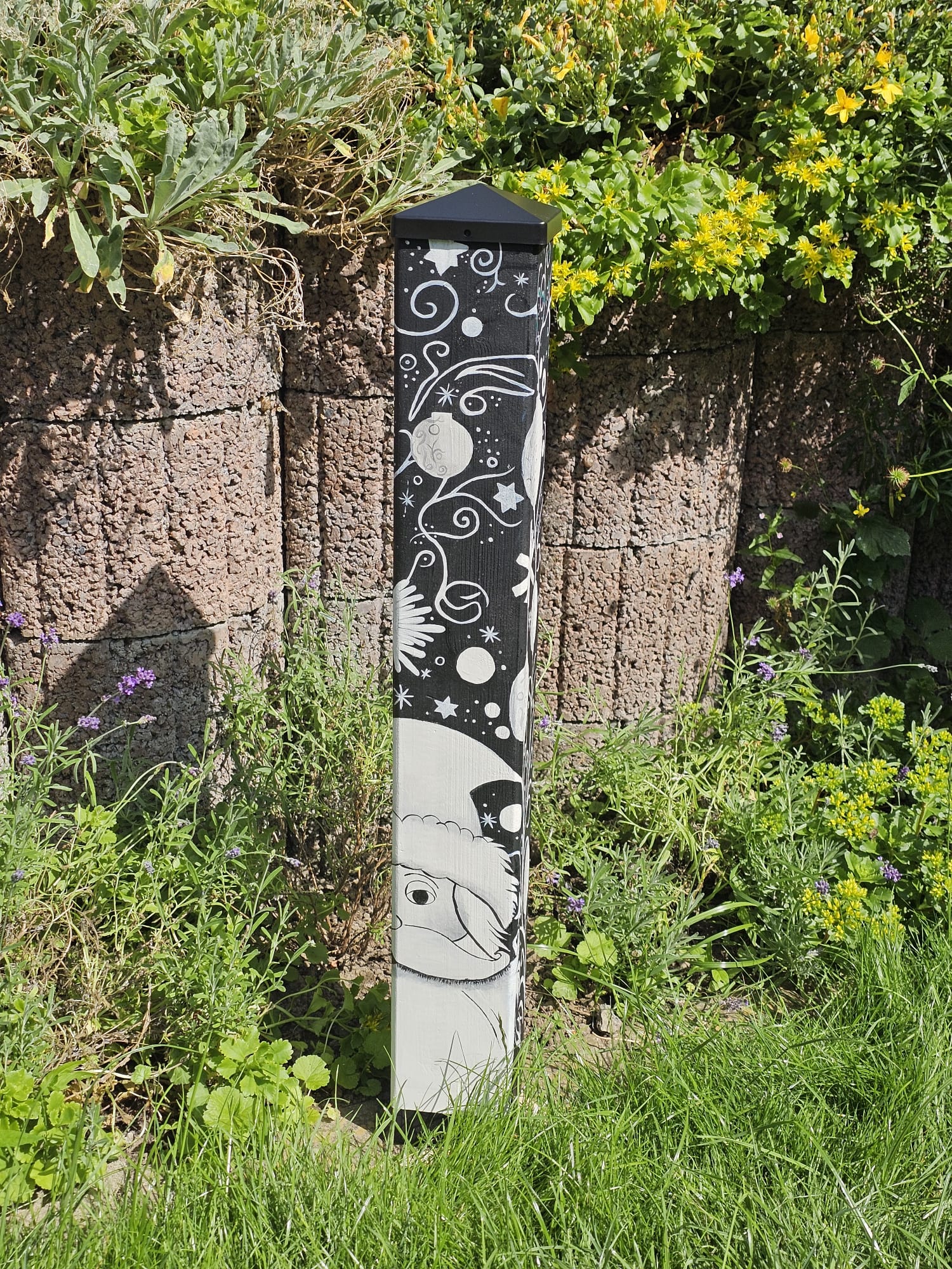 Gartenstele Weihnachtsmann