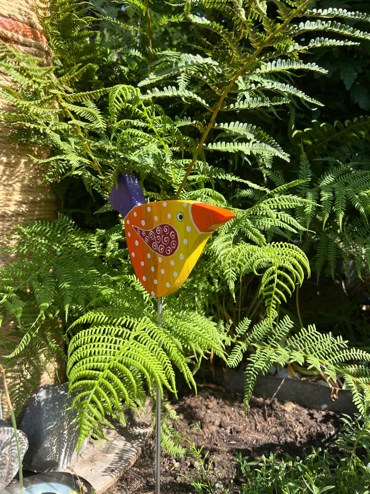 Gartenstecker Vogel A