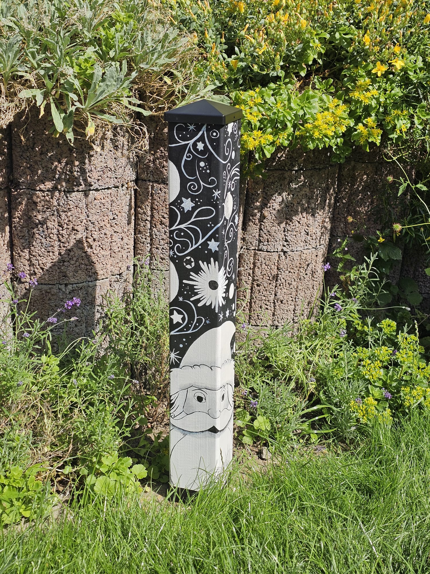 Gartenstele Weihnachtsmann
