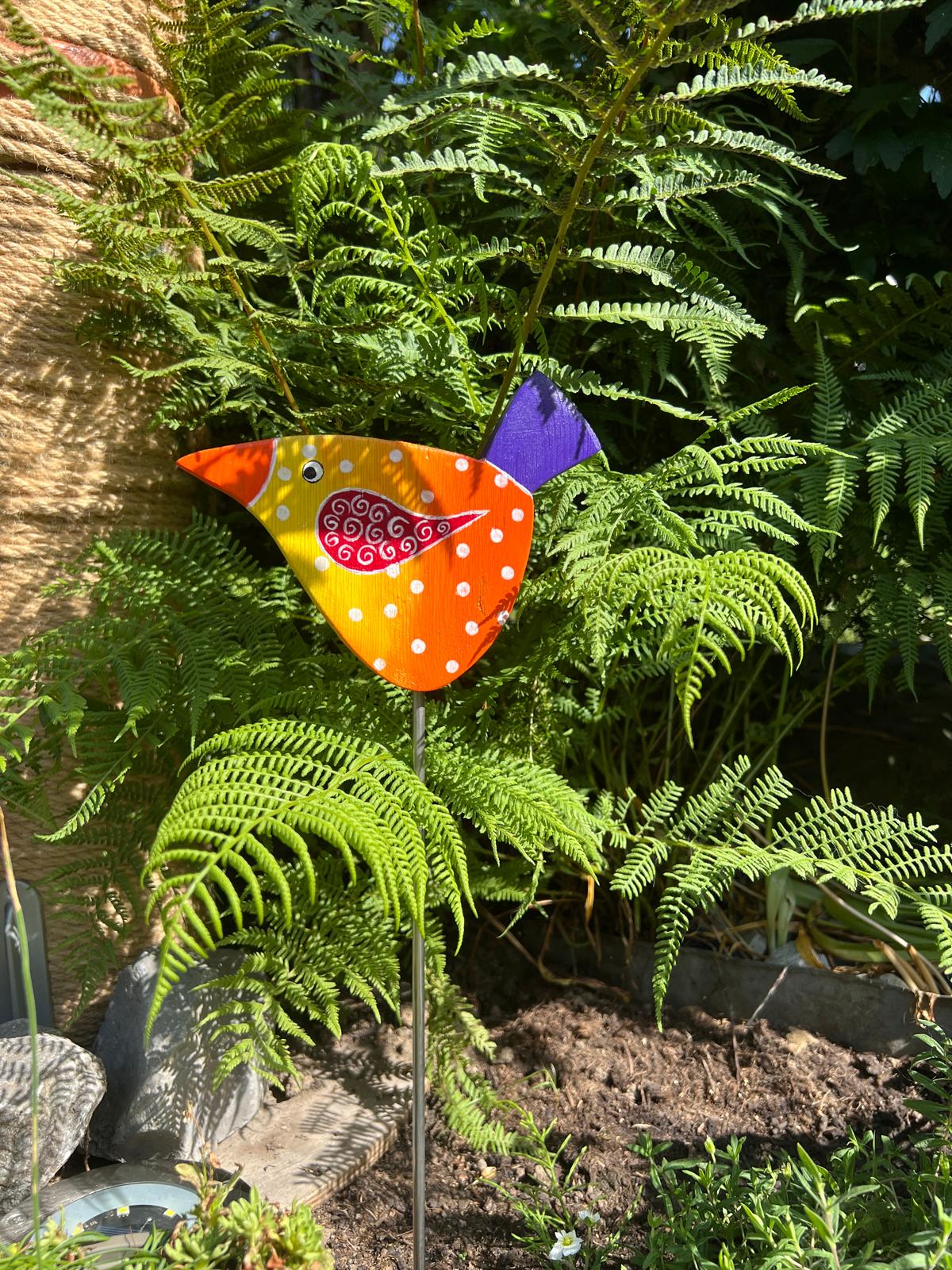 Gartenstecker Vogel A