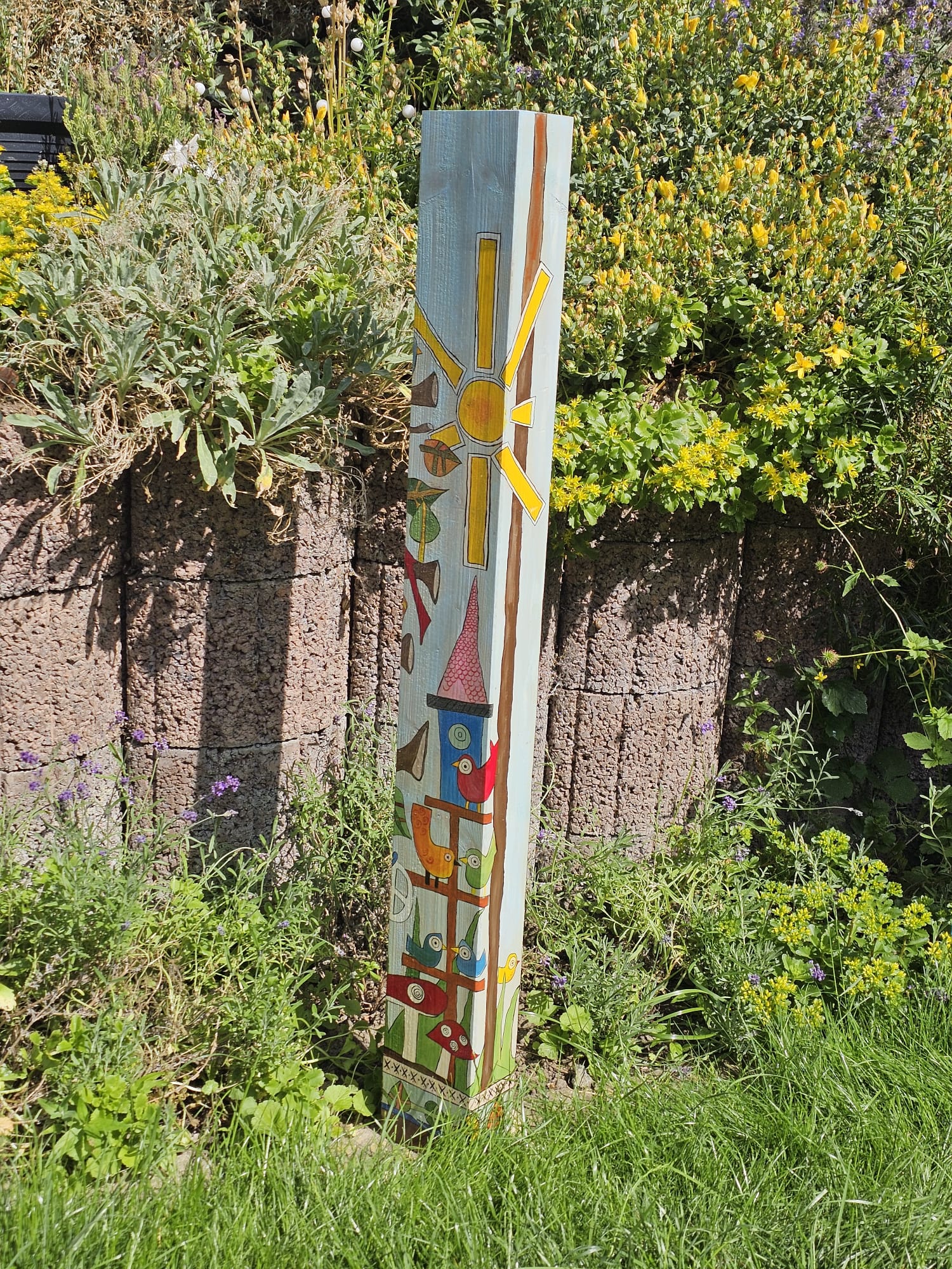 Gartenstele Vögel