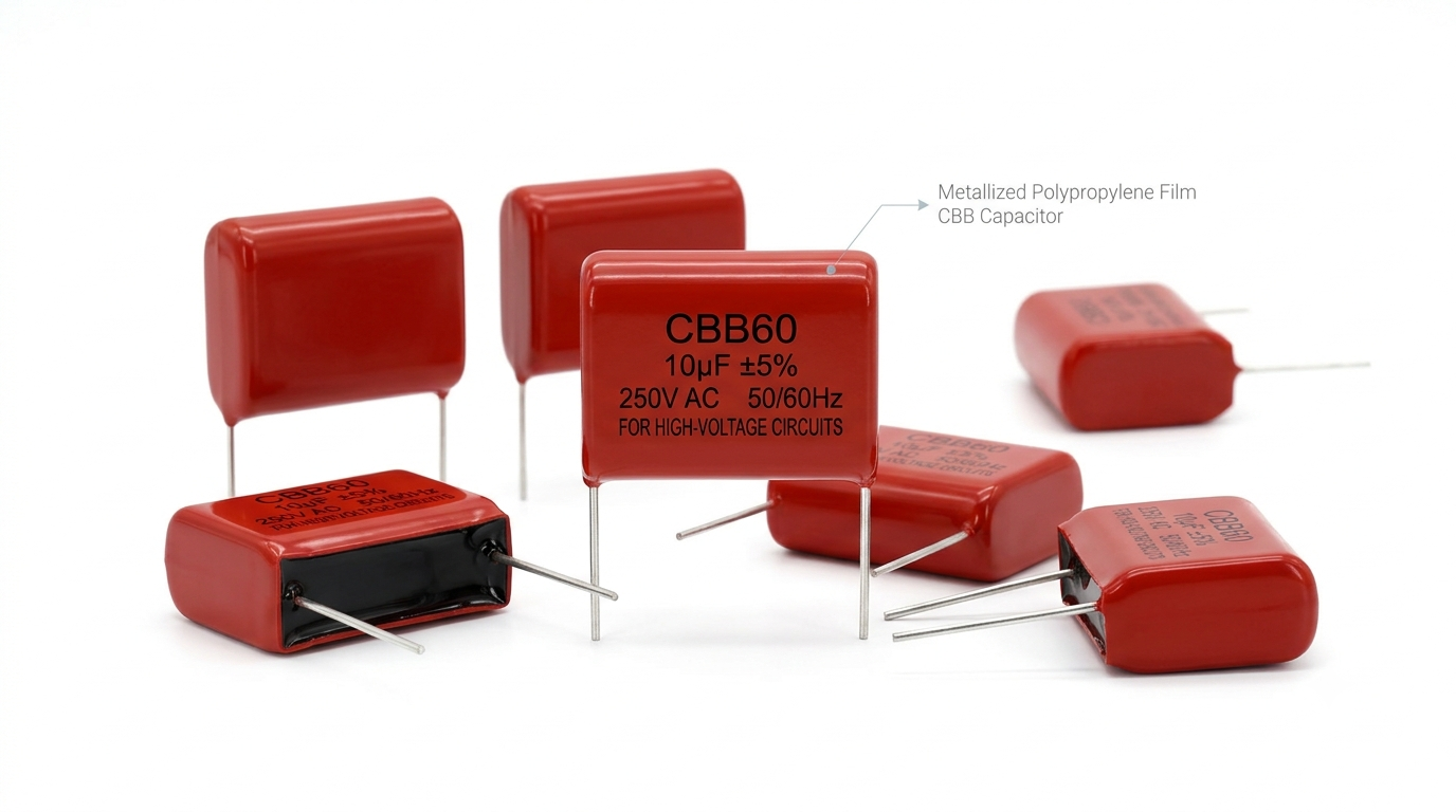 CBB 250V Capacitors – 100µF & 10µF for High‑Voltage Circuits