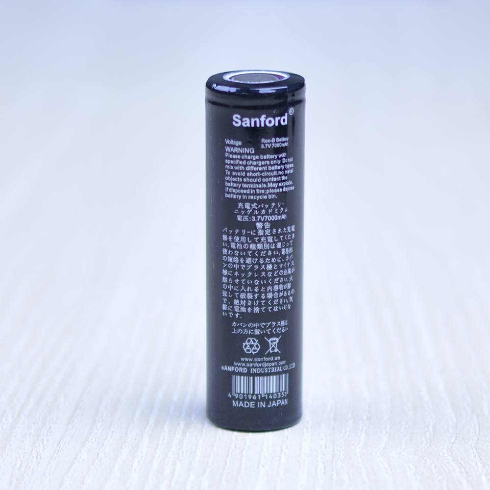 18650 Battery 3.7V 7000mAh Sanford
