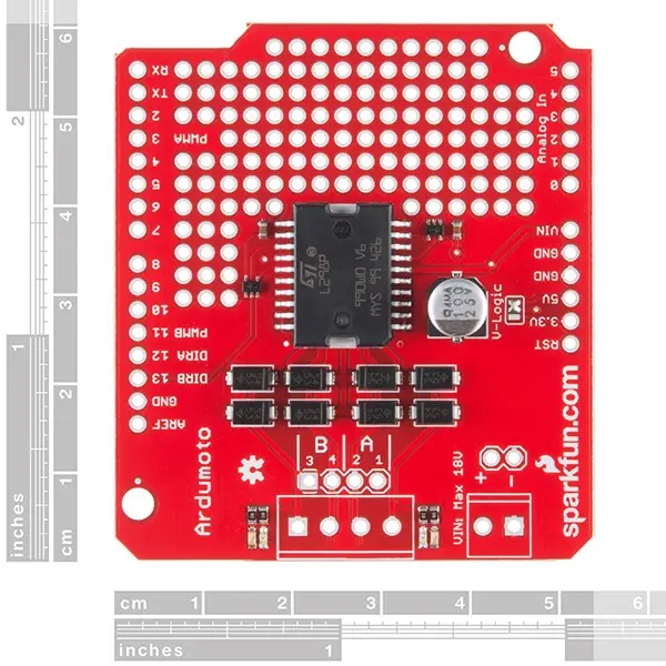 Ardumoto L298N Motor Driver Shield