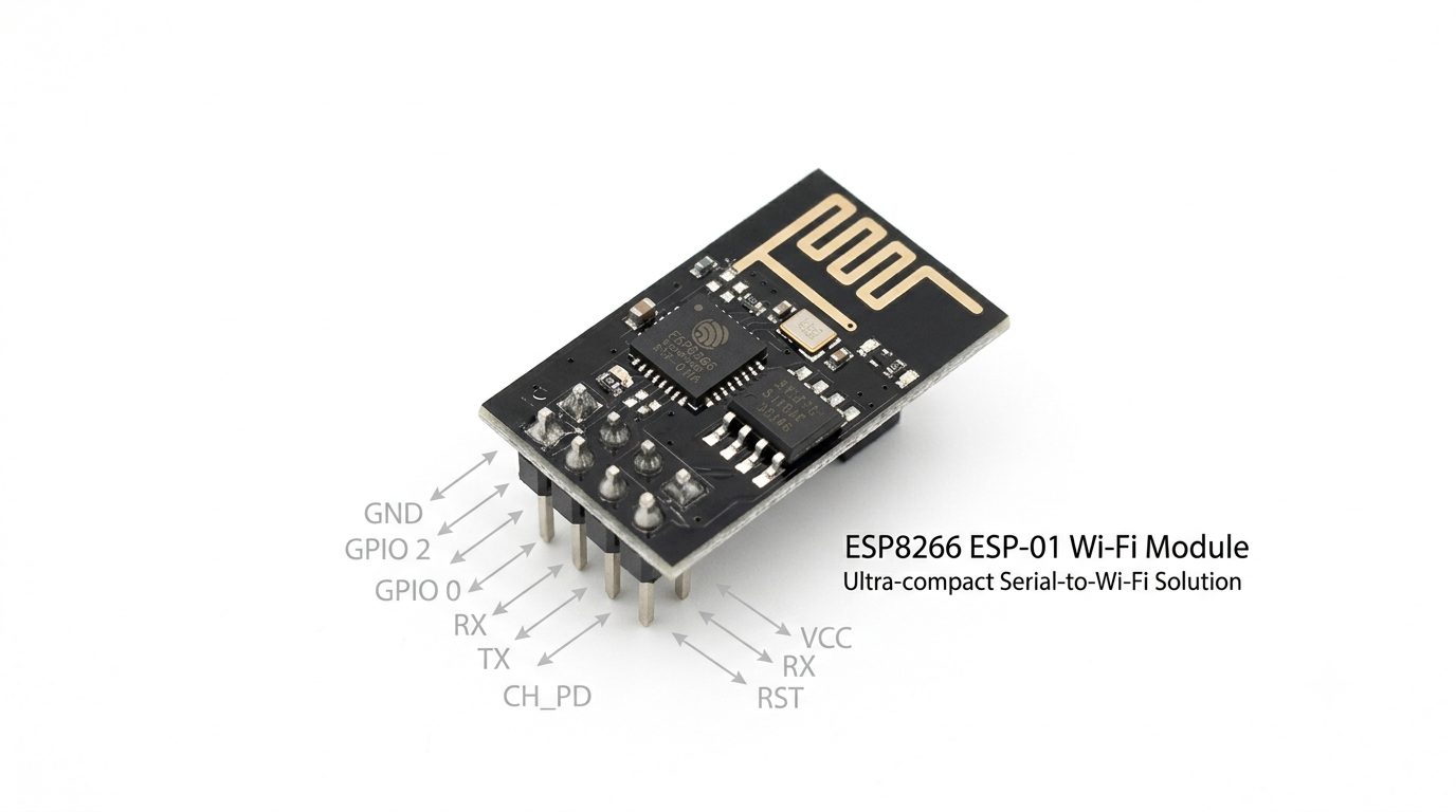 ESP8266 ESP‑01 Wi‑Fi Module – IoT Wireless Connectivity for Arduino & Microcontrollers