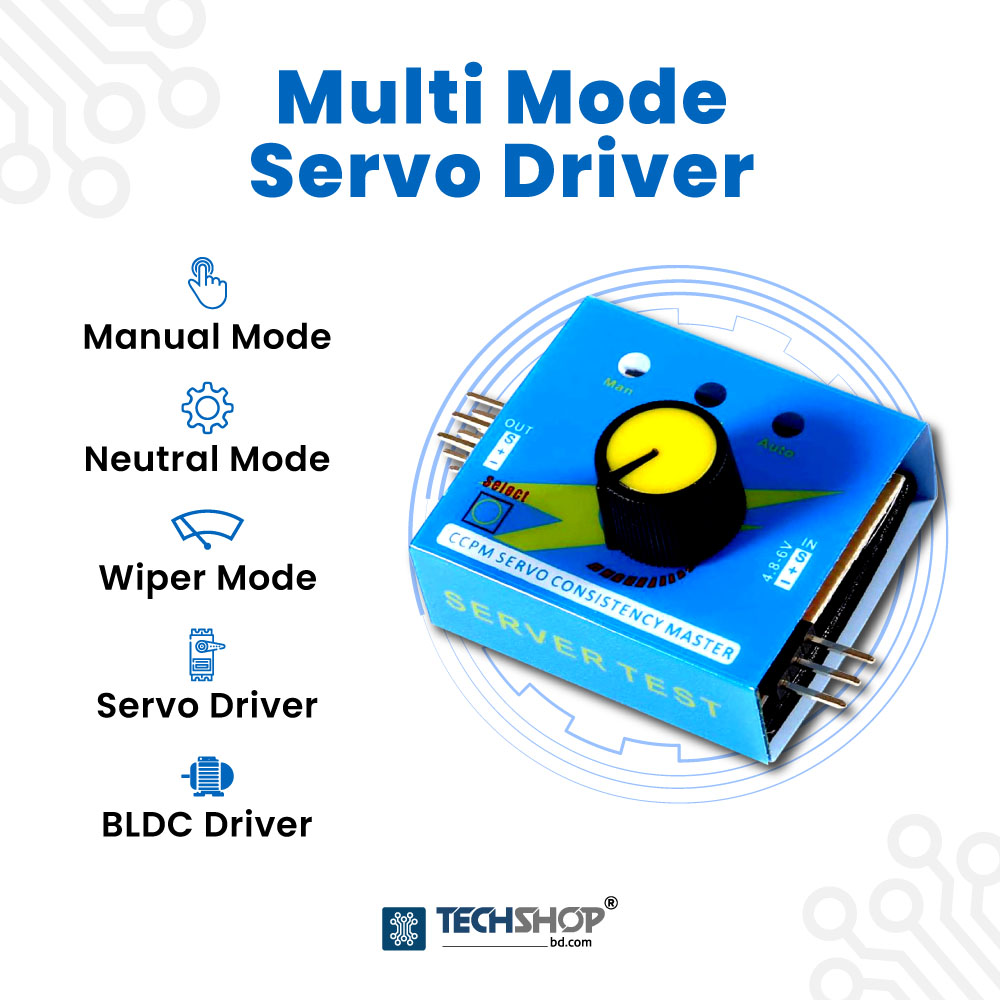 Multi Servo Tester PWM Motor Driver