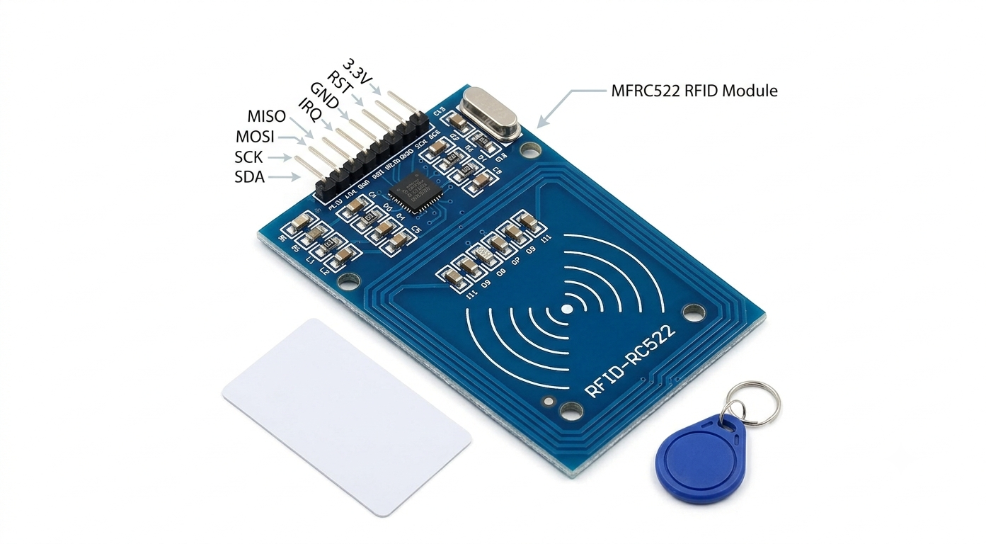 MFRC522 RFID Module – 13.56MHz Reader/Writer for Arduino & IoT