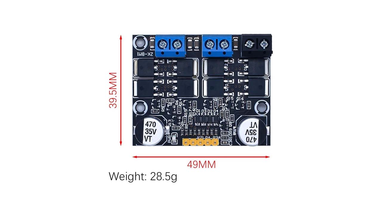 Dual DC Motor Driver With PWM Speed Regulation