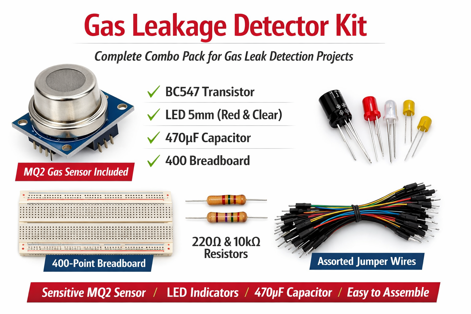 Gas Leakage Detector Kit
