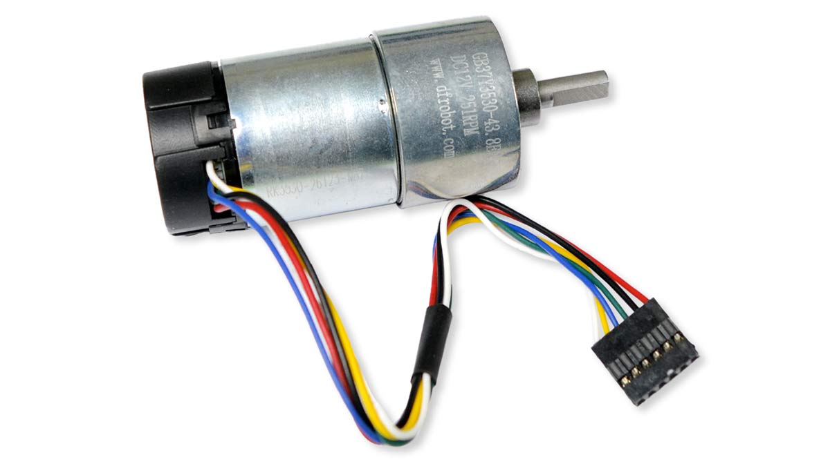 DC Gear Motor with Encoder