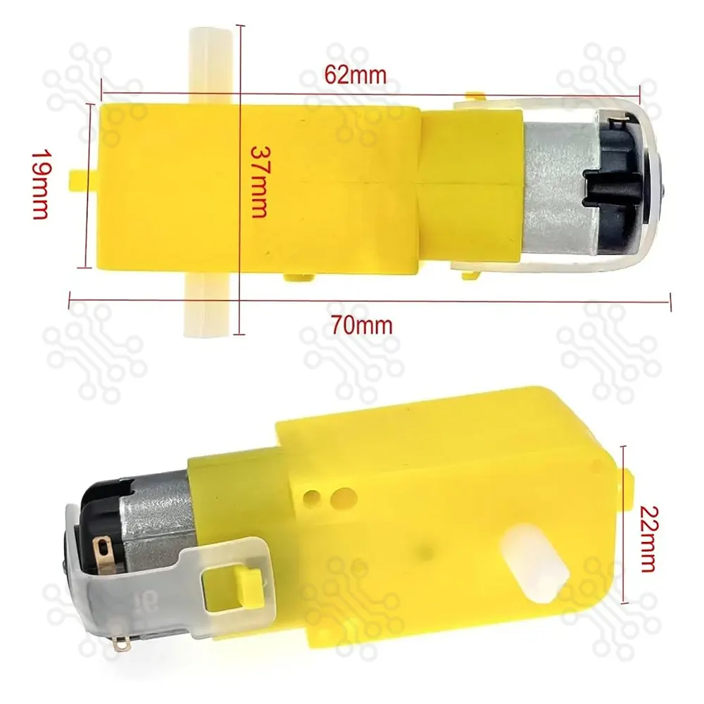 Hobby Gearmotor 6V TT Dual Shaft BO Motor