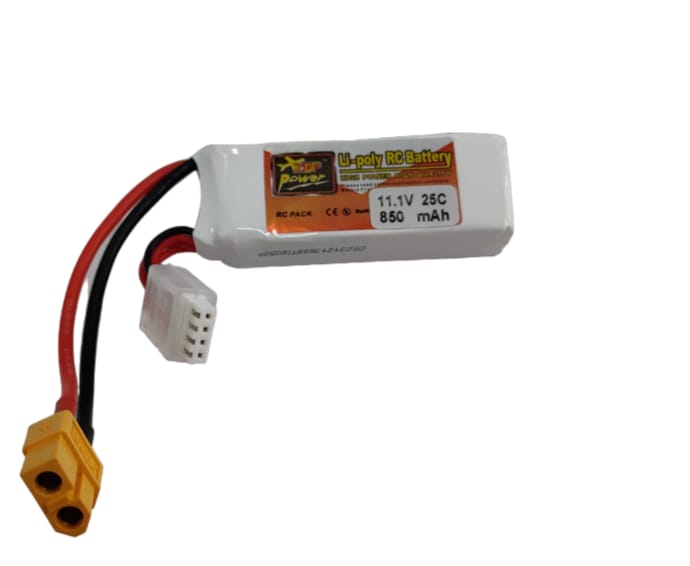 11.1V 3S 850mAh Lipo Battery