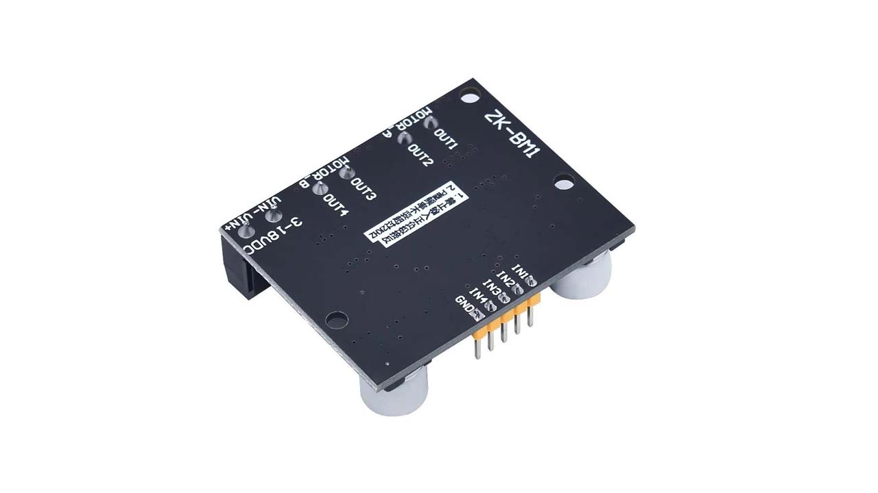 Dual DC Motor Driver With PWM Speed Regulation