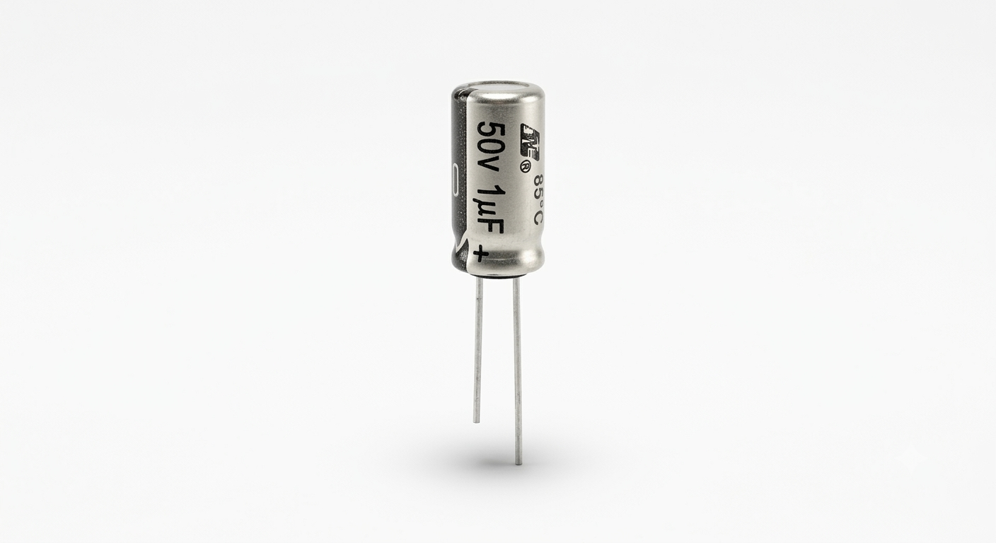 50V Capacitors – 1µF, 10µF, 47µF 