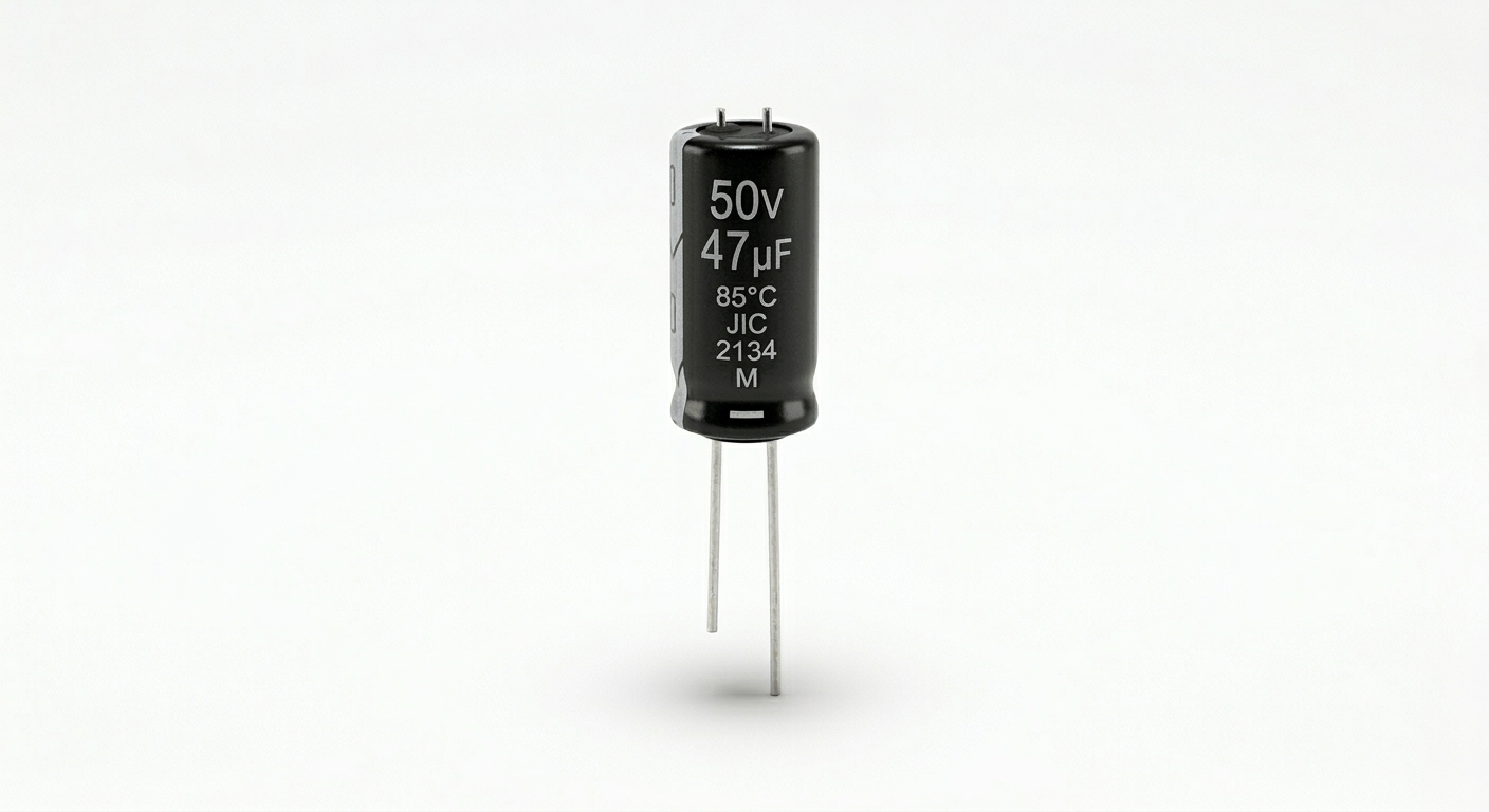 50V Capacitors – 1µF, 10µF, 47µF 