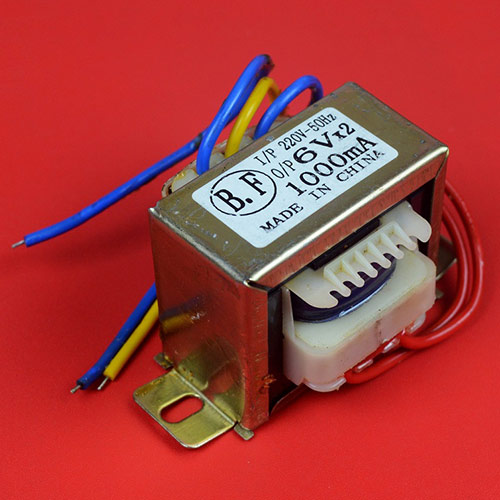 Transformer 6V 1A (Center-Tapped Step Down)